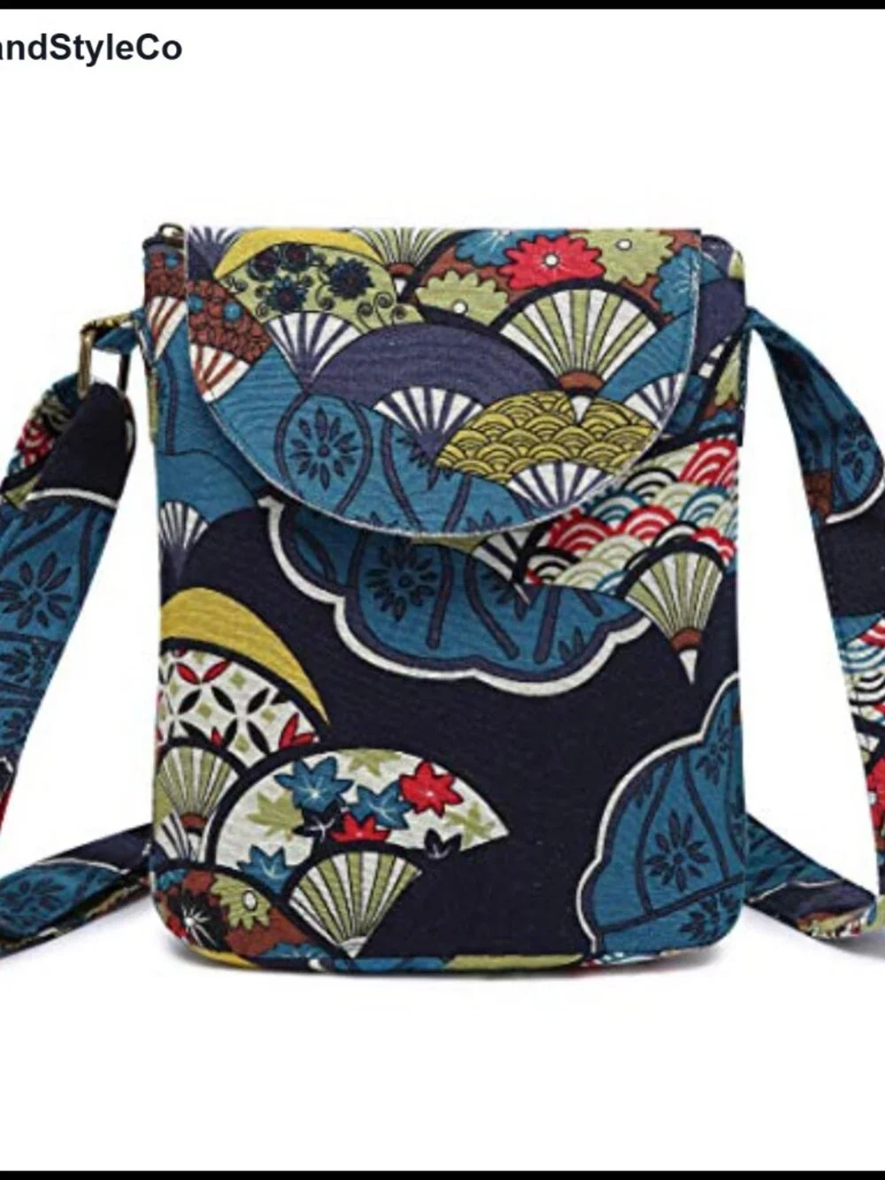 Canvas Boho Crossbody Bag with Adjustable Strap